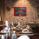 Wandbord | A-j honger heb, vret i-j alles