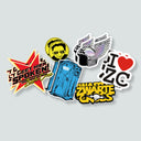 Stickerset | Zwarte Cross 2026