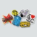 Stickerset | Zwarte Cross 2026