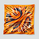 Zijde sjaaltje | Oranje